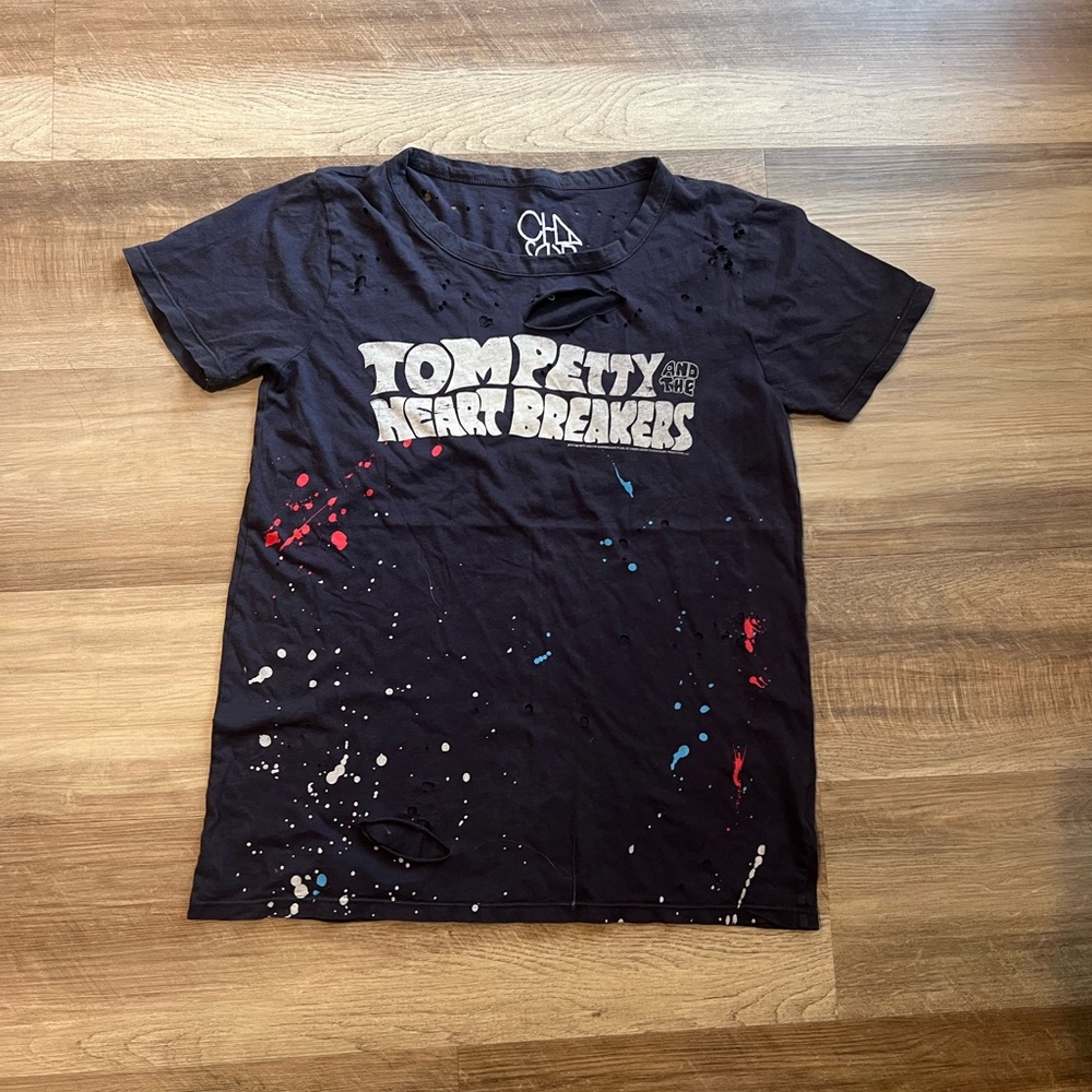 Tom Petty distressed T shirt